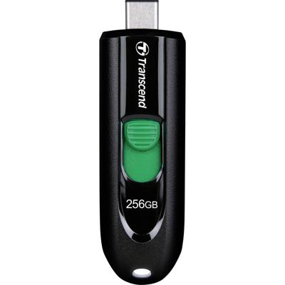 Transcend JetFlash 790C USB-stick 256 GB Zwart TS256GJF790C USB-C 3.2 Gen 1