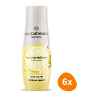 SodaStream - Vlierbloesem Suikervrij Siroop - 6x 440ml