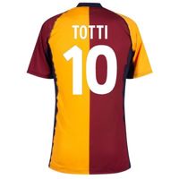 AS Roma Retro Voetbalshirt 2001-2002 + Totti 10 - thumbnail