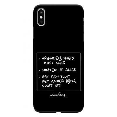 Mijn Motto's: iPhone XS Max Tough Case