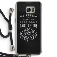 Life: Samsung Galaxy S7 Edge Transparant Hoesje met koord
