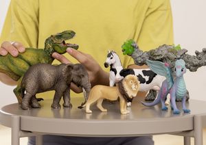 Schleich Bayala - Bloemendrakenmama en baby speelfiguur