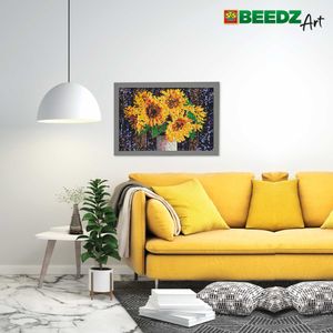 SES Creative Beedz art - Zonnebloemen