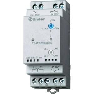 Finder 72.42.0.024.0000 Pomp-omschakelrelais 24 V/DC, 24 V/AC 1x NO, 1x NO 1 stuk(s)