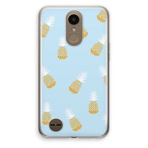 Ananasjes: LG K10 (2017) Transparant Hoesje