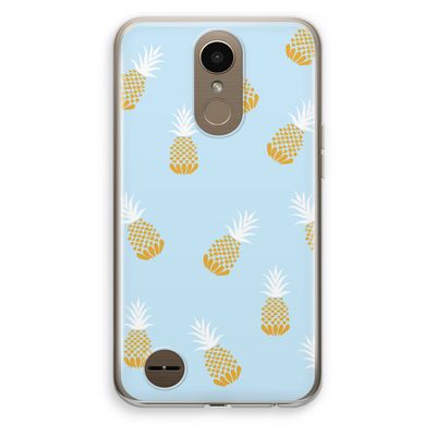 Ananasjes: LG K10 (2017) Transparant Hoesje