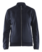 Blåkläder Dames service Sweatshirt met rits 33942526 | Donker marineblauw/Zwart | Maat 3XL - 7330509647981