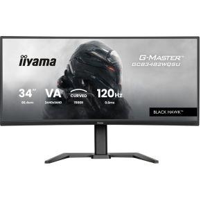 Iiyama G-Master Black Hawk GCB3482WQSU-B1 34 Utra Wide Quad HD 120Hz VA Gaming Monitor