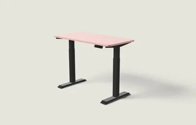 Desktronic HomeOne bureau Zwart / Zachtroze / 120x60 cm