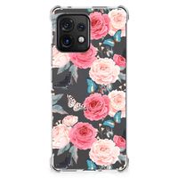 Motorola Edge 40 Pro Case Butterfly Roses - thumbnail