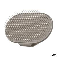 Hondenkam Mascow Grijs 13 x 3,5 x 10 cm (12 Stuks)