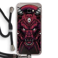 Hell Hound and Serpents: Samsung Galaxy J4 Plus Transparant Hoesje met koord