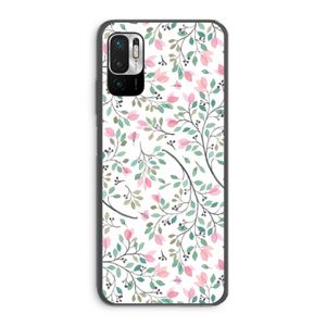 Sierlijke bloemen: Xiaomi Redmi Note 10 5G Transparant Hoesje