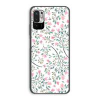 Sierlijke bloemen: Xiaomi Redmi Note 10 5G Transparant Hoesje