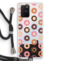 Donuts: Samsung Galaxy S10 Lite Transparant Hoesje met koord Donuts: Samsung Galaxy S10 Lite Transparant Hoesje met koord