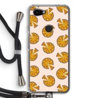 You Had Me At Pizza: Pixel 3a Transparant Hoesje met koord