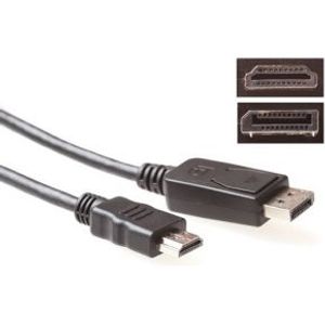 ACT Verloopkabel DisplayPort male naar HDMI-A male 3,00 m