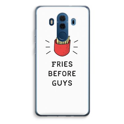 Fries before guys: Huawei Mate 10 Pro Transparant Hoesje