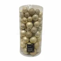 Kerstballen Mix Plastic Parel 100st Kerstballen Mix Plastic Parel 100st