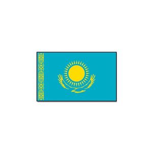 Landen thema vlag Kazachstan 90 x 150 cm feestversiering