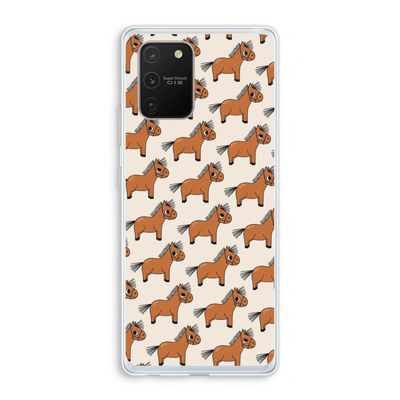 Pony: Samsung Galaxy S10 Lite Transparant Hoesje