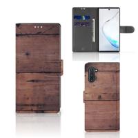 Samsung Galaxy Note 10 | Book Style Case | Old Wood