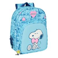 Schoolrugzak Snoopy Love Licht Blauw 26 x 34 x 11 cm