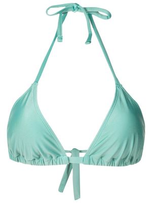 Lygia & Nanny haut de bikini à fronces - Bleu