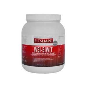 Fitshape Wei eiwit banaan (2 Kilogr)