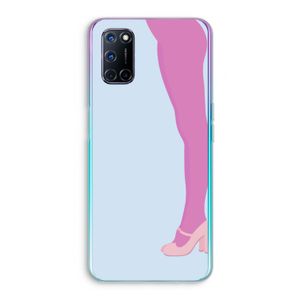 Pink panty: Oppo A72 Transparant Hoesje