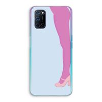 Pink panty: Oppo A72 Transparant Hoesje