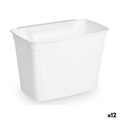 Vuilniszakkenhouder Kinvara Wit Plastic 4 L (12 Stuks)