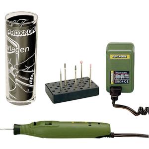 Proxxon Micromot GG12 Graveermachine Incl. accessoires, Incl. koffer 11-delig 18 W