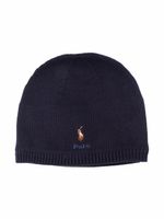 POLO RALPH LAUREN KIDS bonnet à motif Polo Pony brodé - Bleu