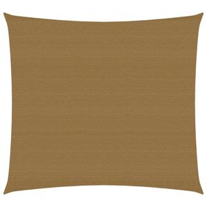 Zonnezeil 160 g/m 2,5x2,5 m HDPE taupe