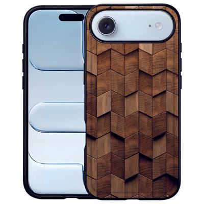 Wooden Cubes TPU Hoesje Apple iPhone Air Wooden Cubes TPU Hoesje Apple iPhone Air