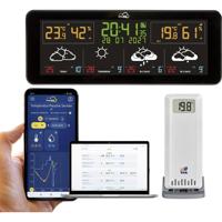 TFA Dostmann TFA.me ID-07 35.8107.01 WiFi-weerstation Verwachting voor 4 dagen Aantal sensoren max.: 50 stuk(s)