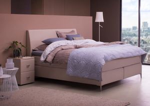 Boxspring Ingmar | 240x220| donkerbruin | totaalBED | Kingsize bed