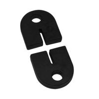Klemrubbers voor glasklem MOD 28 - 2 mm glasdikte (set van 2 stuks) Klemrubbers voor glasklem MOD 28 - 2 mm glasdikte (set van 2 stuks)