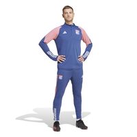 adidas Olympique Lyon Trainingspak 1/4-Zip 2023-2024 Blauw Roze Wit - thumbnail