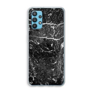 Zwart marmer: Samsung Galaxy A32 4G Transparant Hoesje