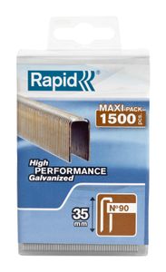 Rapid Nieten Type 90 Gegalvaniseerd, Kunststofbox 1500st Lengte 35mm