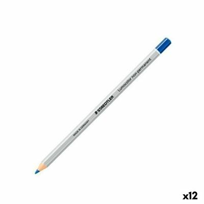 Markeerstift Staedtler Lumocolor Non permanent Blauw (12 Stuks)