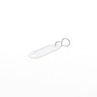 Sleutellabel wit- Sleutellabel wit-