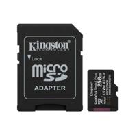Micro SD geheugenkaart met adapter Kingston SDCS3/256GB 256 GB
