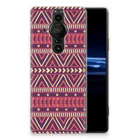 Sony Xperia Pro-I TPU bumper Aztec Paars