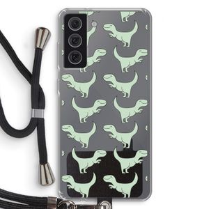 Dinos: Samsung Galaxy S21 FE Transparant Hoesje met koord