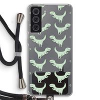 Dinos: Samsung Galaxy S21 FE Transparant Hoesje met koord