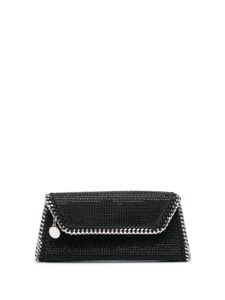 Stella McCartney pochette à détail de chaîne - Noir