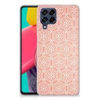 Samsung Galaxy M53 | TPU bumper | Pattern Orange